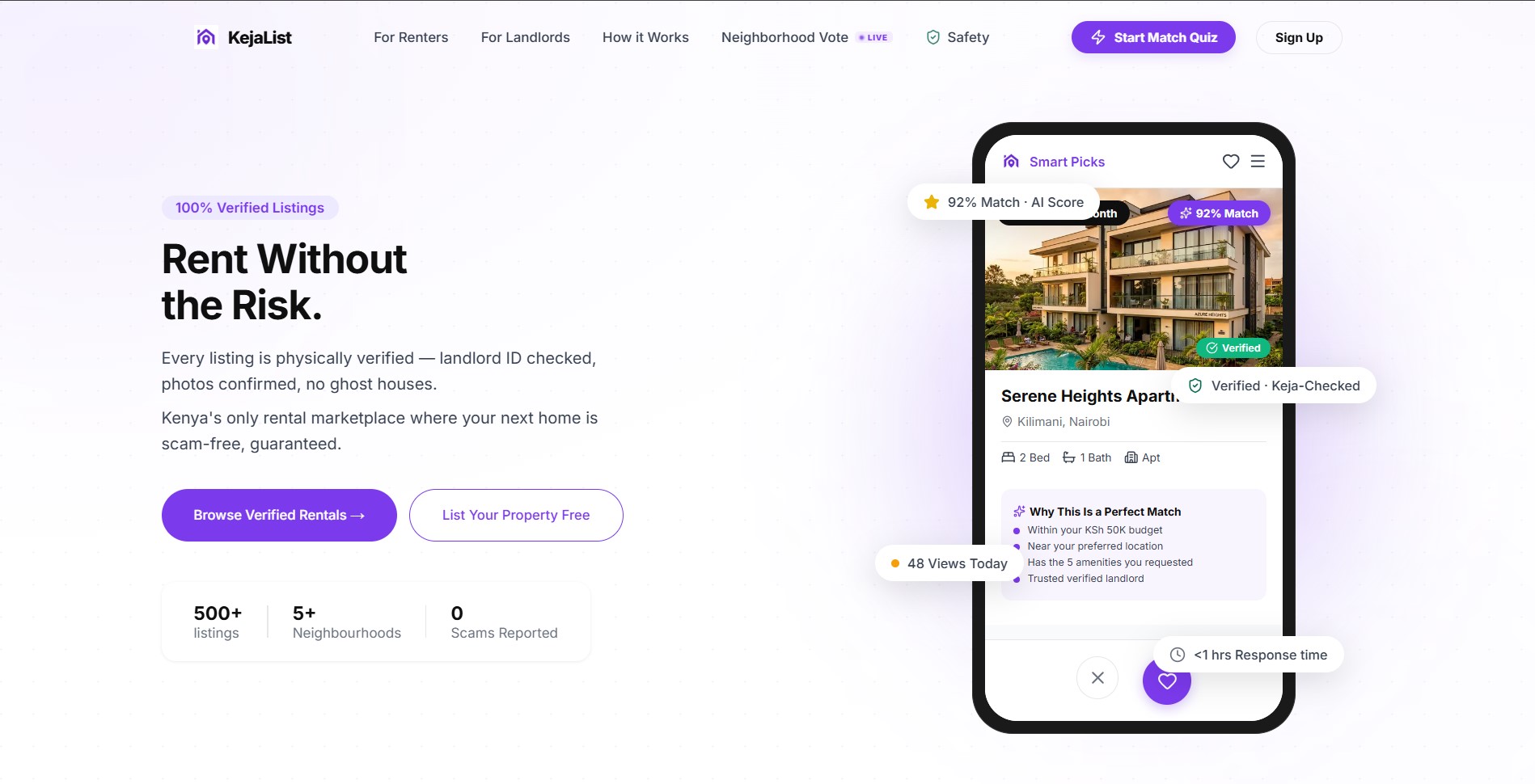 KejaList Real Estate Platform