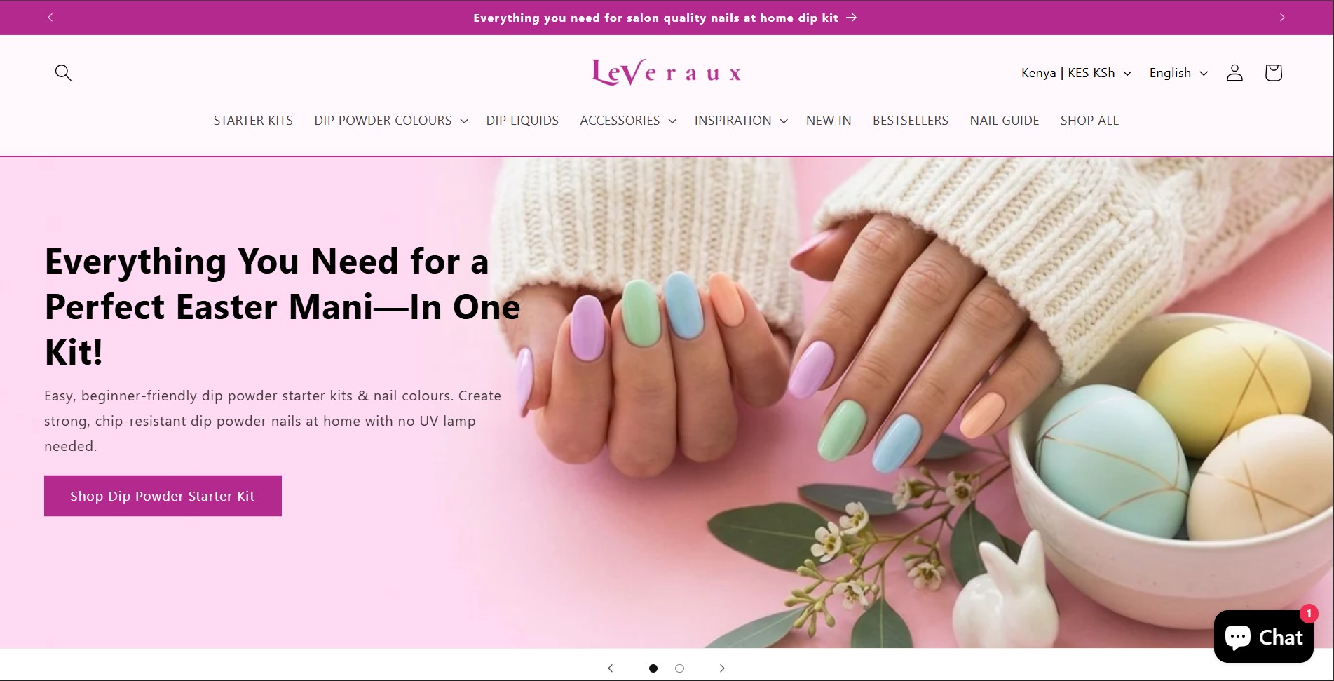 LeVeraux Nail Bar Platform